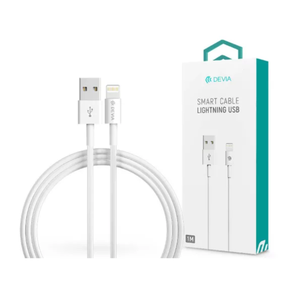 Devia - 1m (2.1A) USB to Non-MFi Lightning Cable - White - Image 3