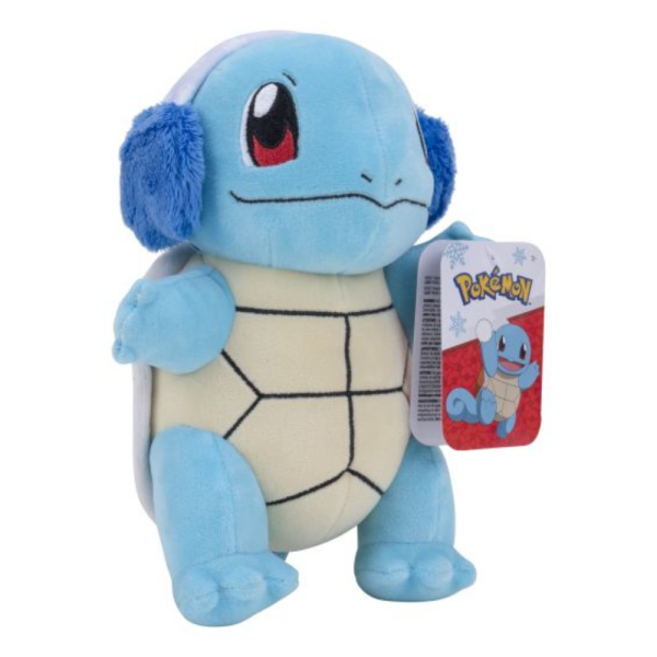 Pokemon 8in Seasonal Squirtle Plush With Ear Muffs - Image 4