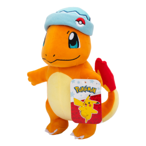 Pokemon 8" Seasonal Charmander Plush with Beanie - Image 3