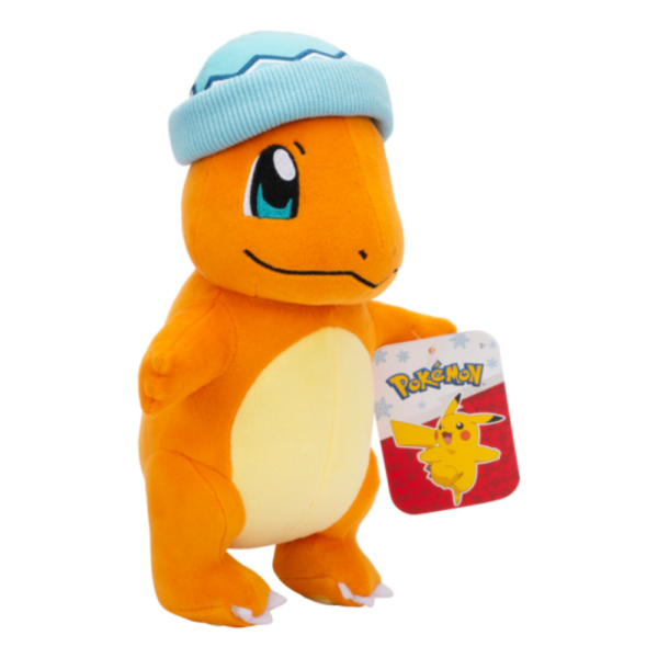 Pokemon 8" Seasonal Charmander Plush with Beanie - Image 4