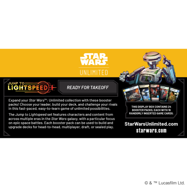 Star Wars: Unlimited Jump to Lightspeed Booster Display (24 Packs) - Image 5